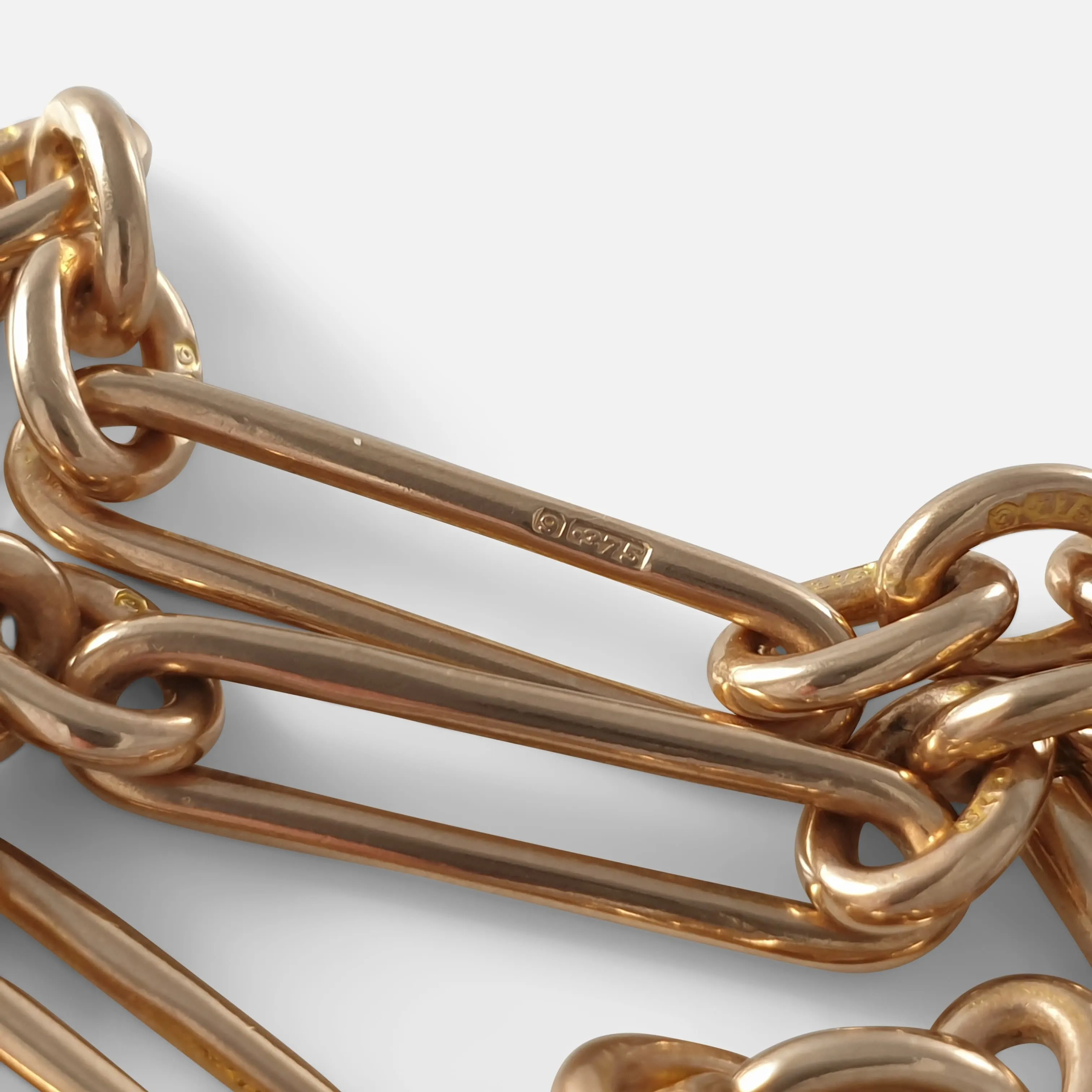 9ct Gold Albert Watch Chain, 30.8 grams