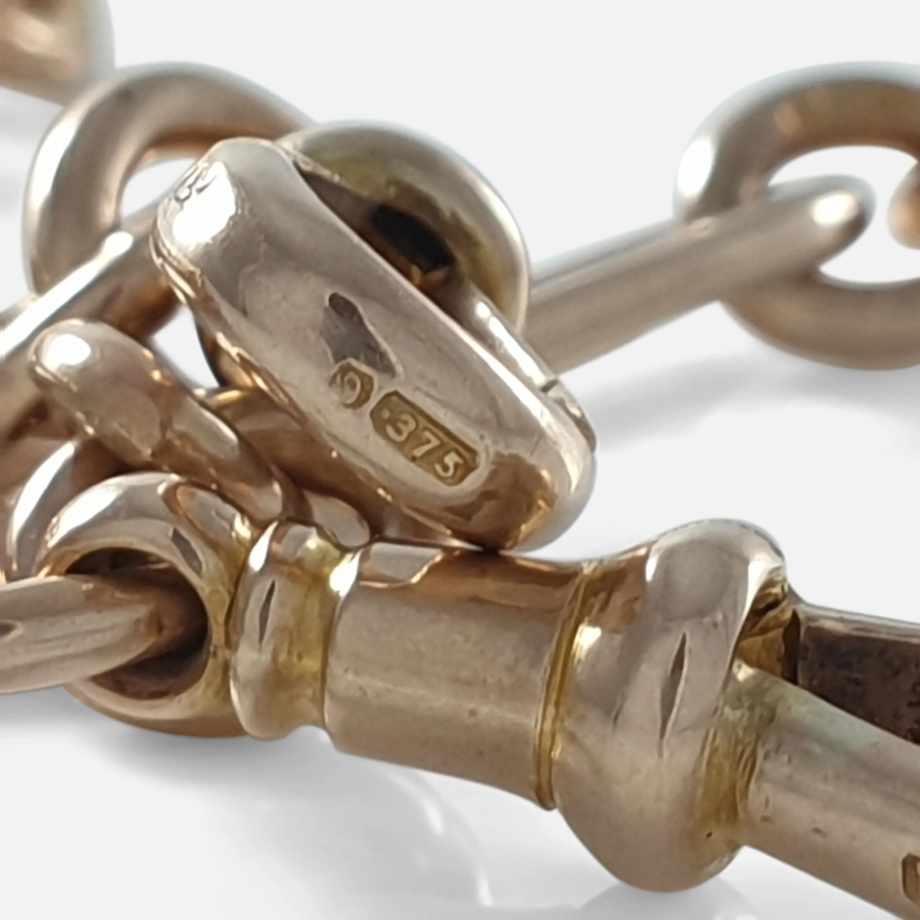 9ct Gold Albert Watch Chain, 30.8 grams