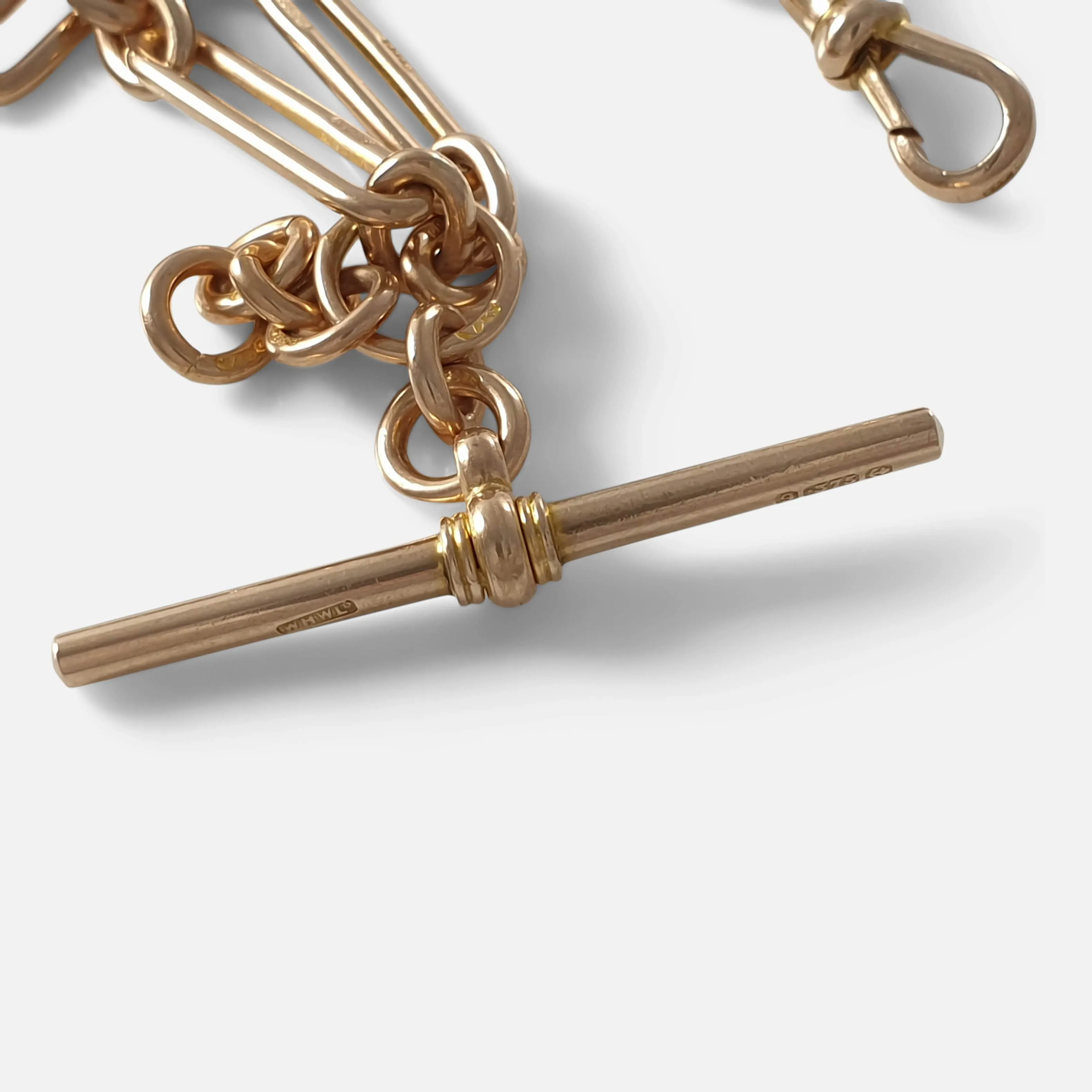 9ct Gold Albert Watch Chain, 30.8 grams