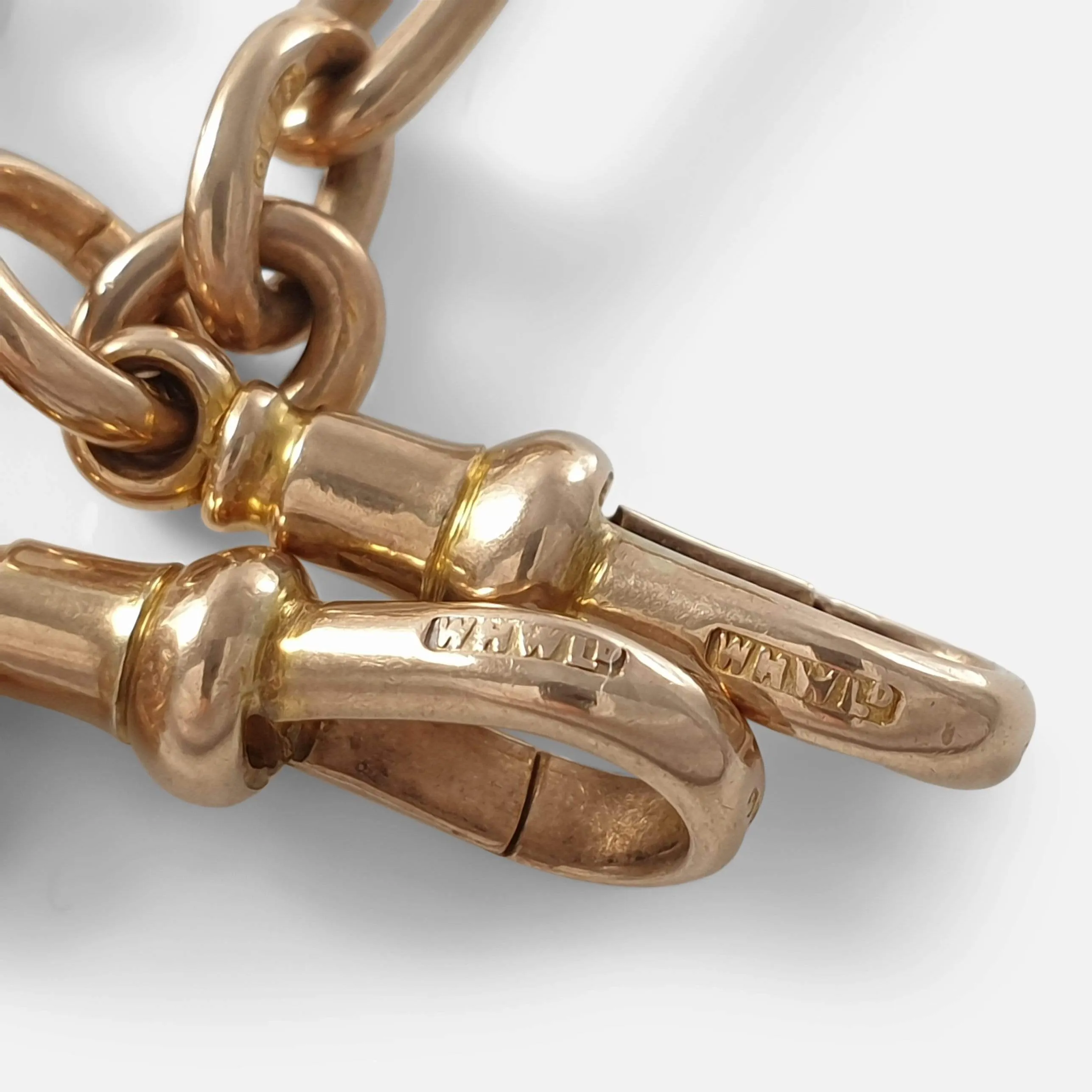 9ct Gold Albert Watch Chain, 30.8 grams