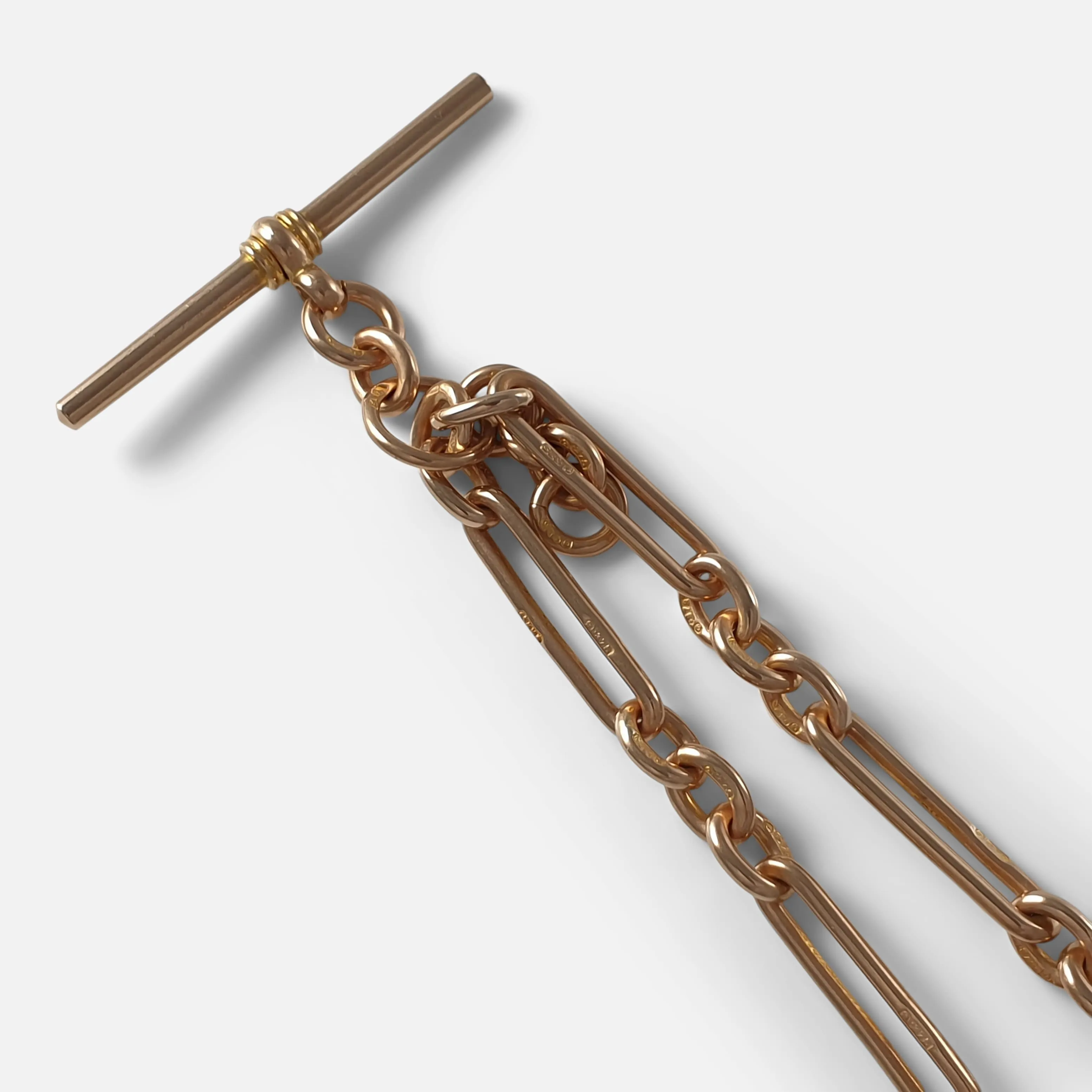9ct Gold Albert Watch Chain, 30.8 grams