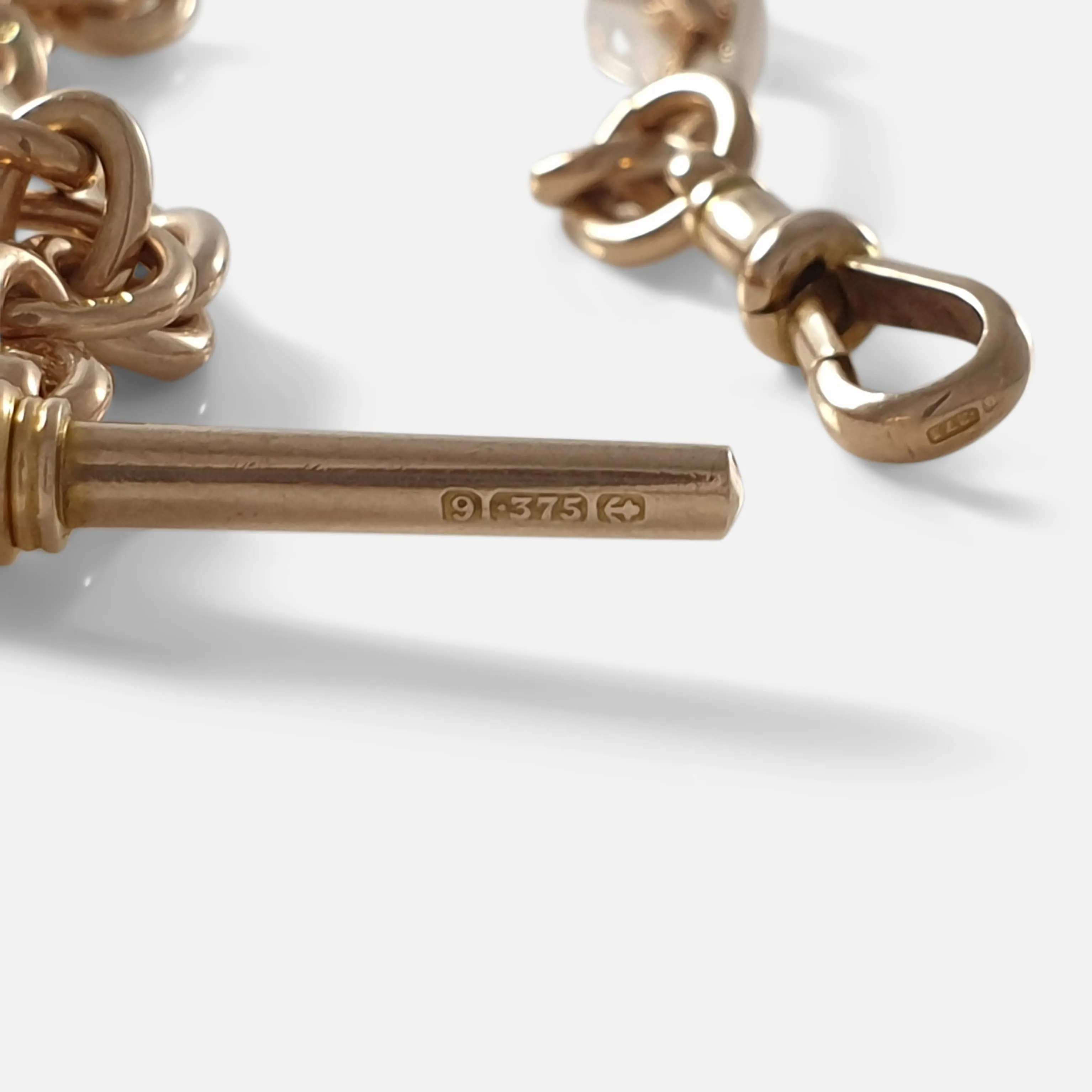 9ct Gold Albert Watch Chain, 30.8 grams