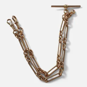 9ct Gold Albert Watch Chain, 30.8 grams