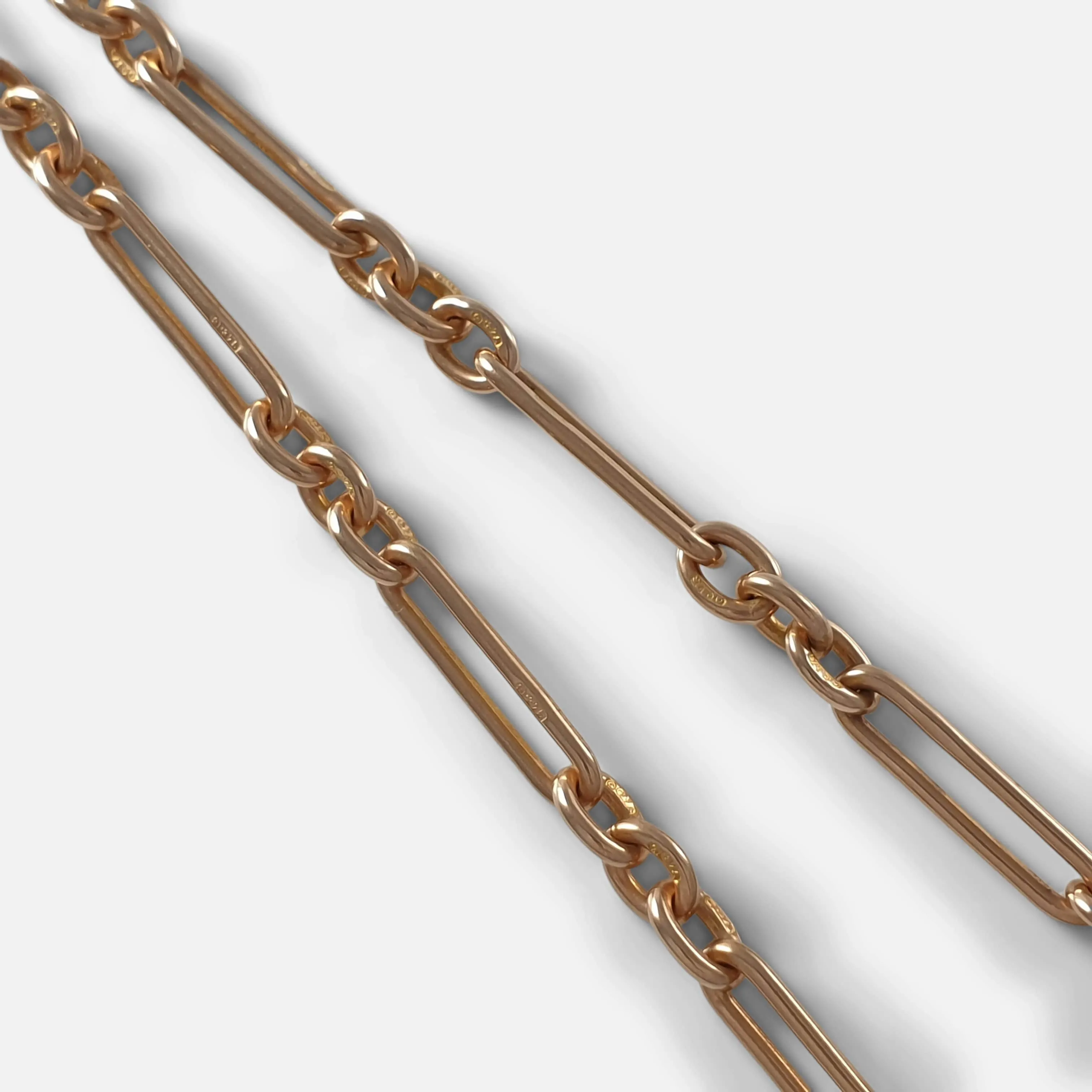 9ct Gold Albert Watch Chain, 30.8 grams
