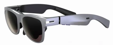 AR Glasses, Smart Glasses with Resolution: 1920x1080x2" Micro HD Mems Microphone x2 Virtual Theater, Augmented Reality Glasses, Watch, Stream, and Game on PC/Android/iOS–Consoles & Cloud Gaming Compatible Head View Smart AR Glasses