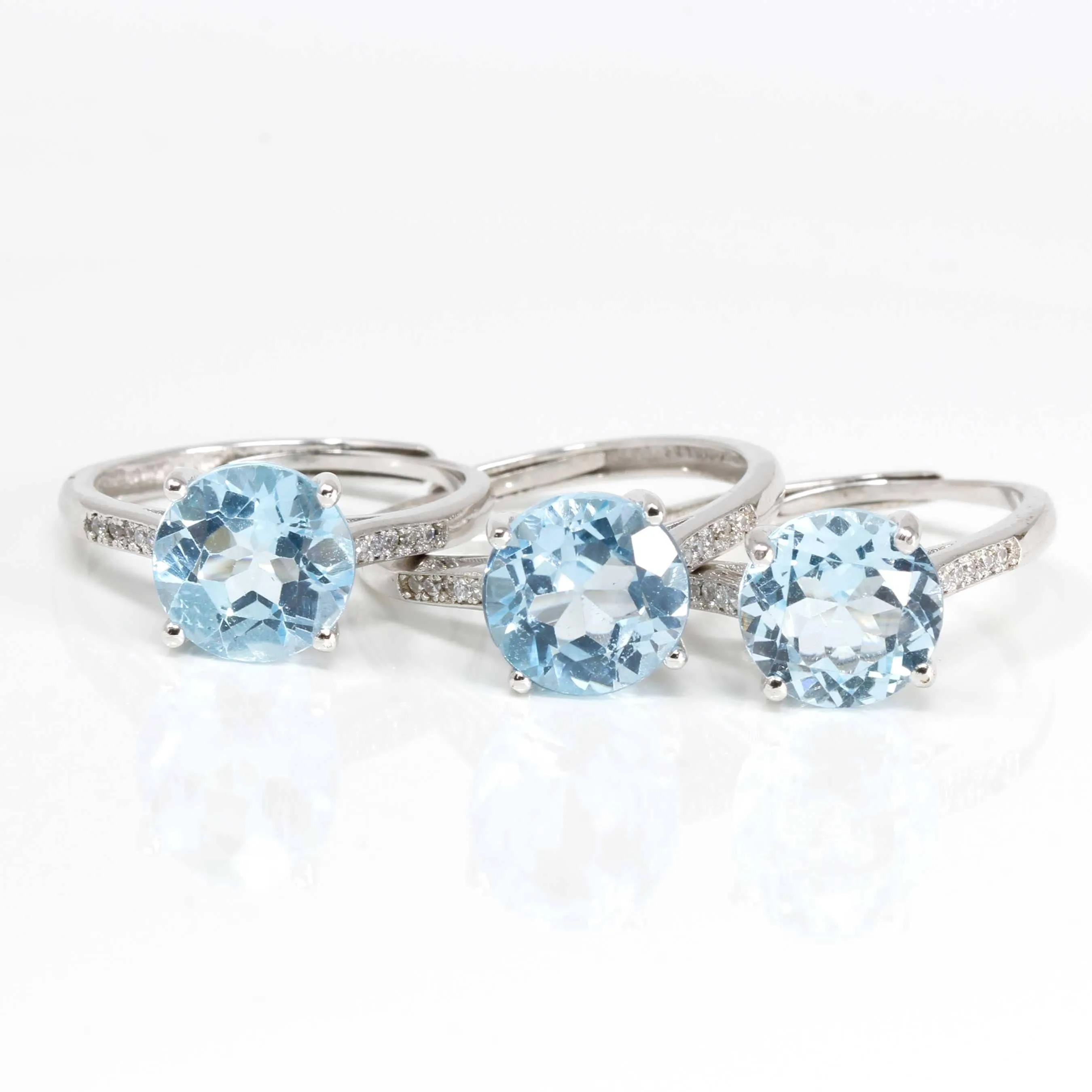 Baikalla™ Sterling Silver Sky Blue Topaz Ring