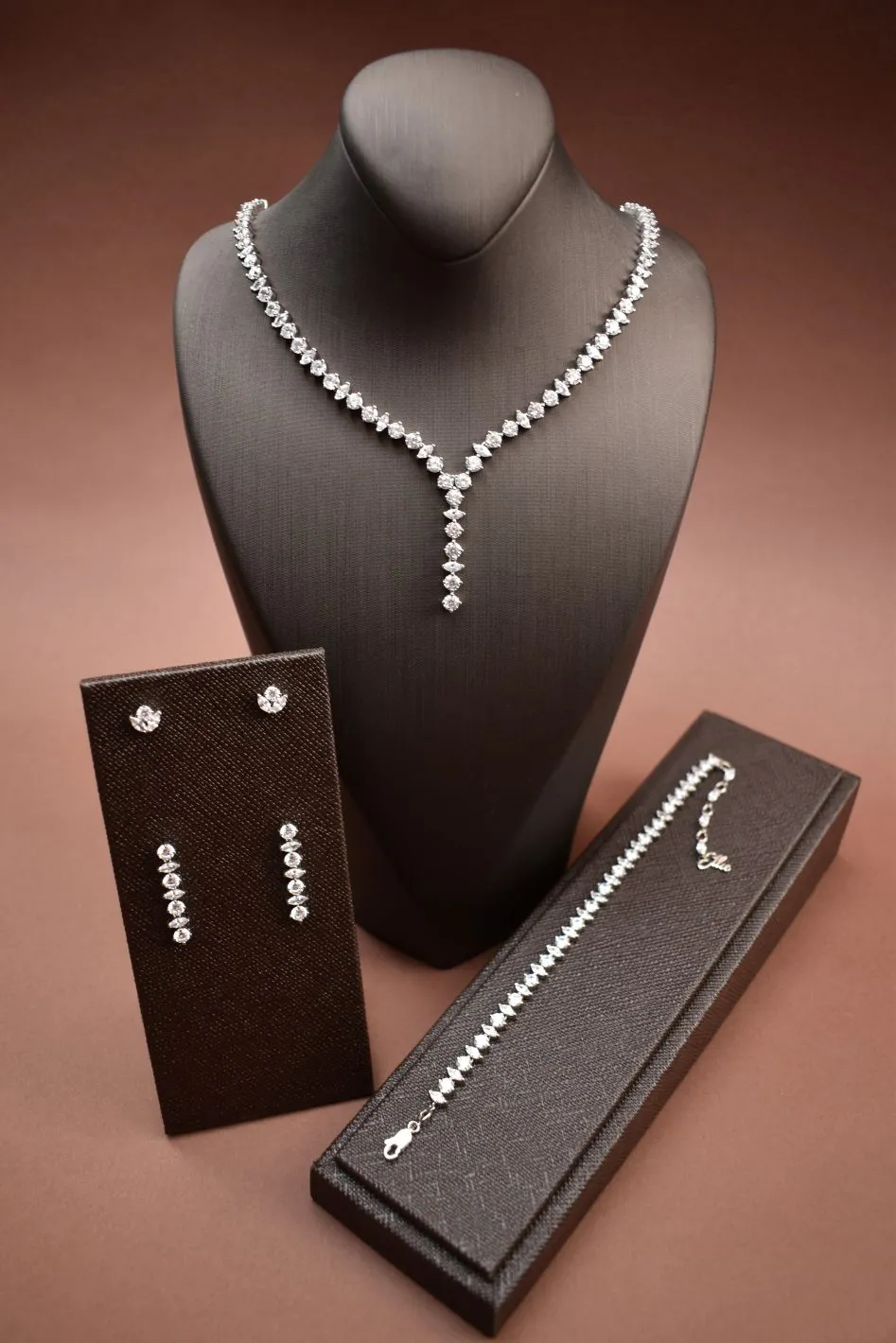 CALISTA Simulated Diamond Jewelry Set