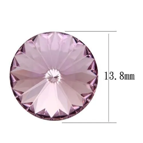 CJG2226 Stainless Steel Top Grade Crystal Earrings