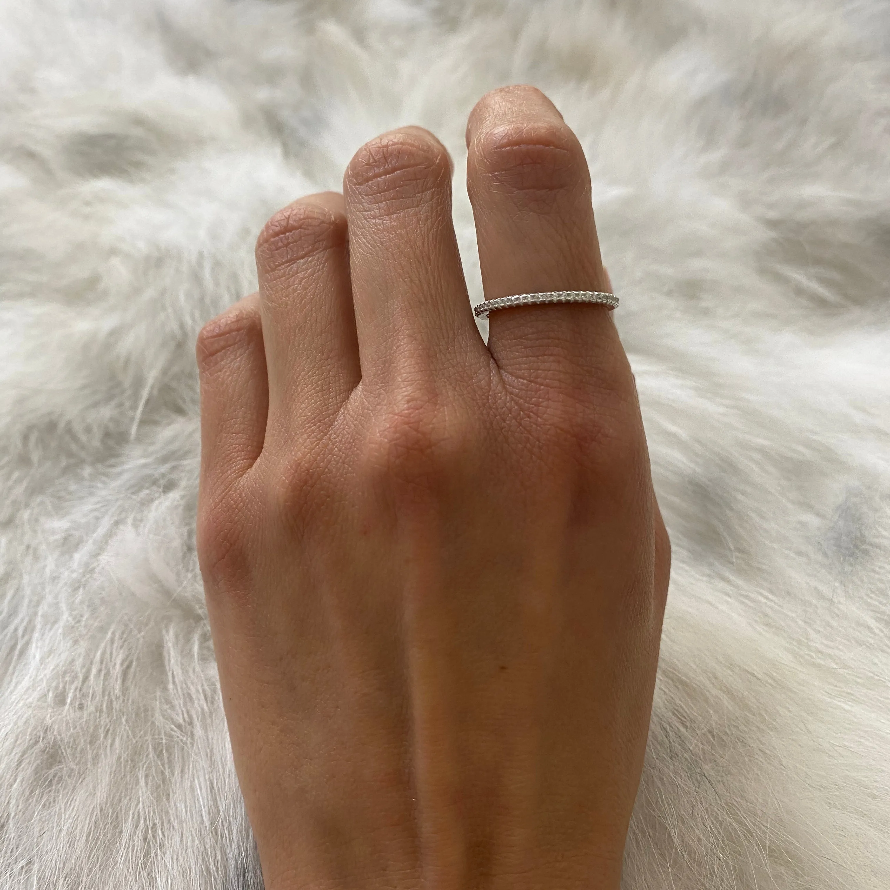 CZ STACKABLE RING