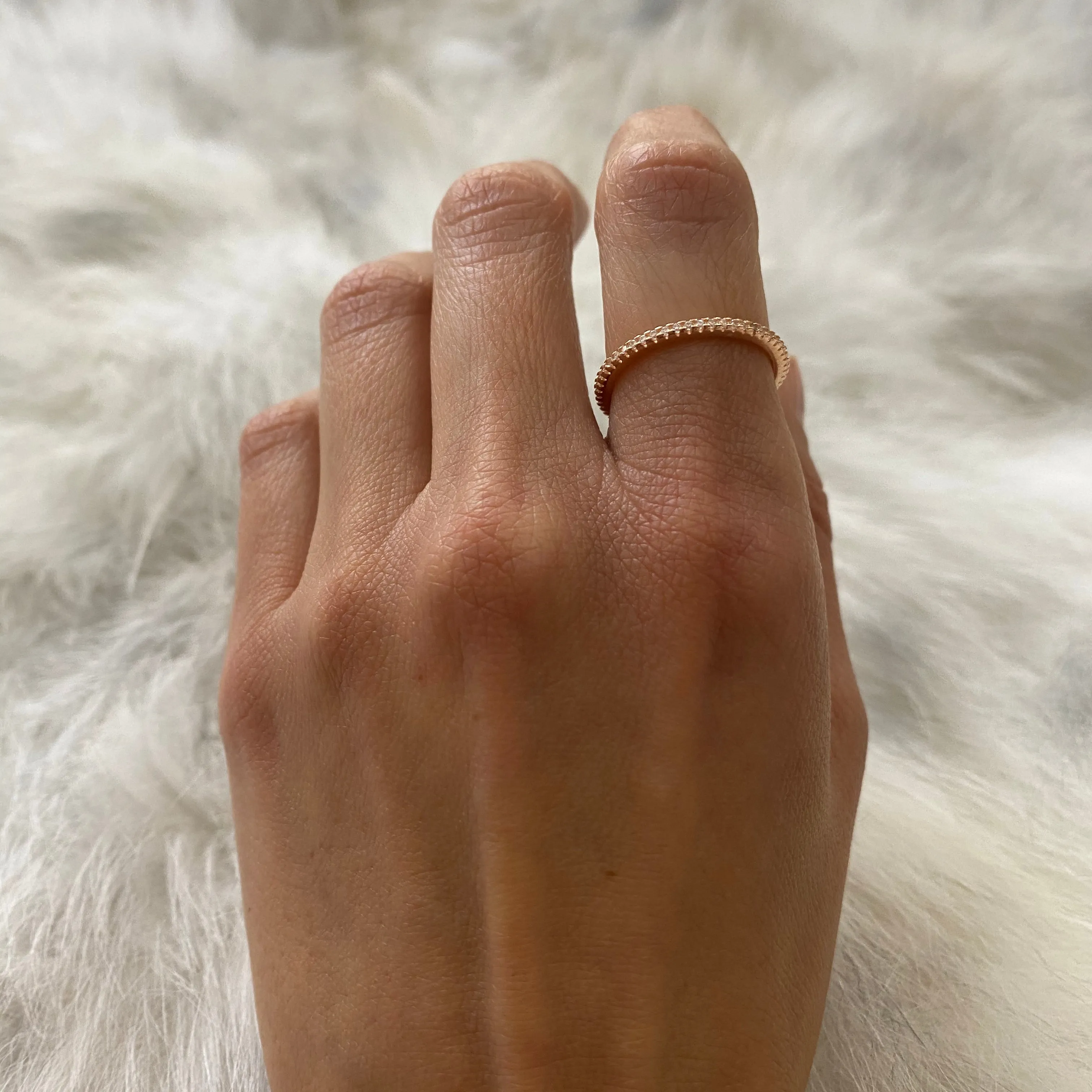 CZ STACKABLE RING