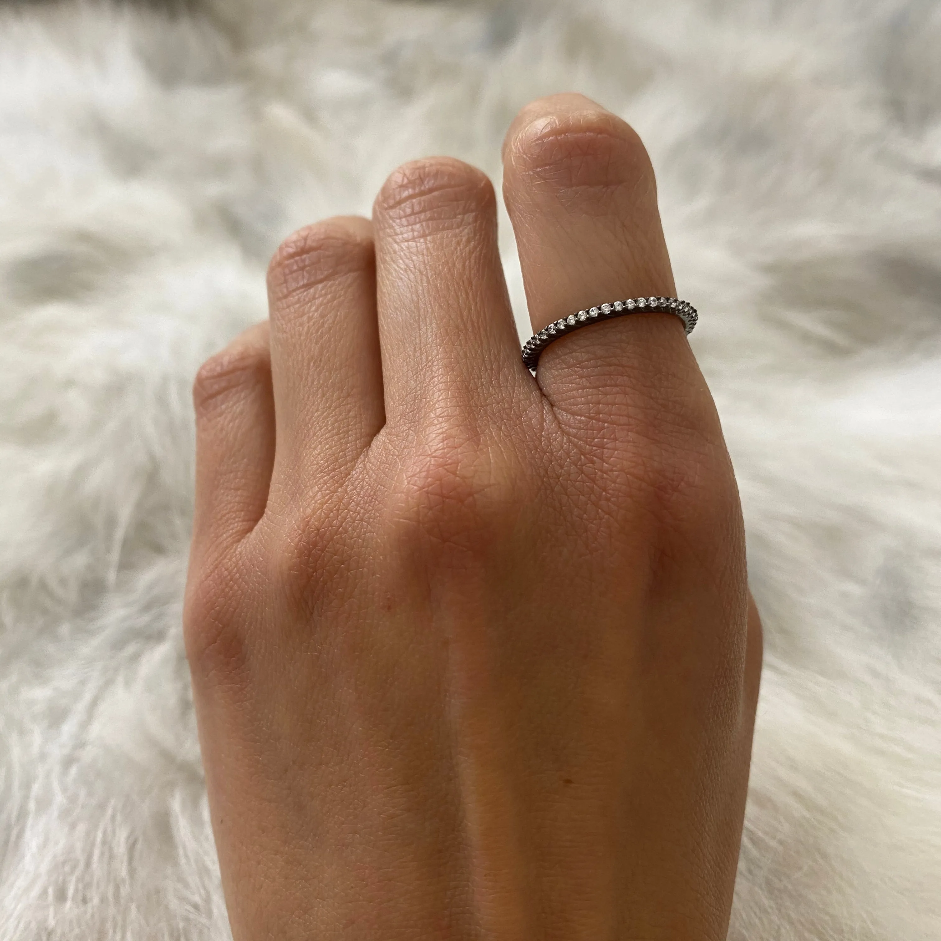 CZ STACKABLE RING