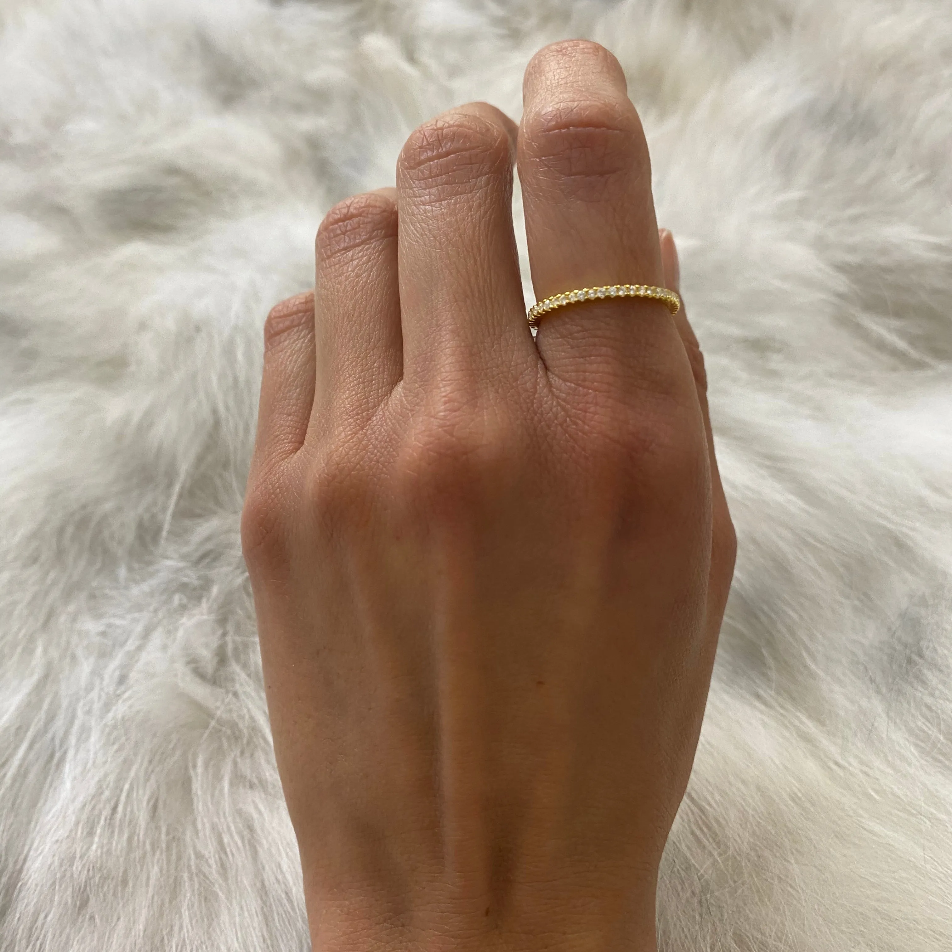 CZ STACKABLE RING