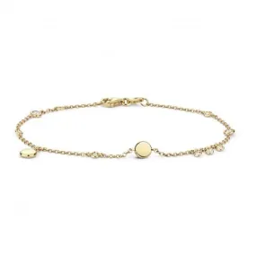 Diamond Jewellery 18ct Gold Diamond Bracelet BDQ031