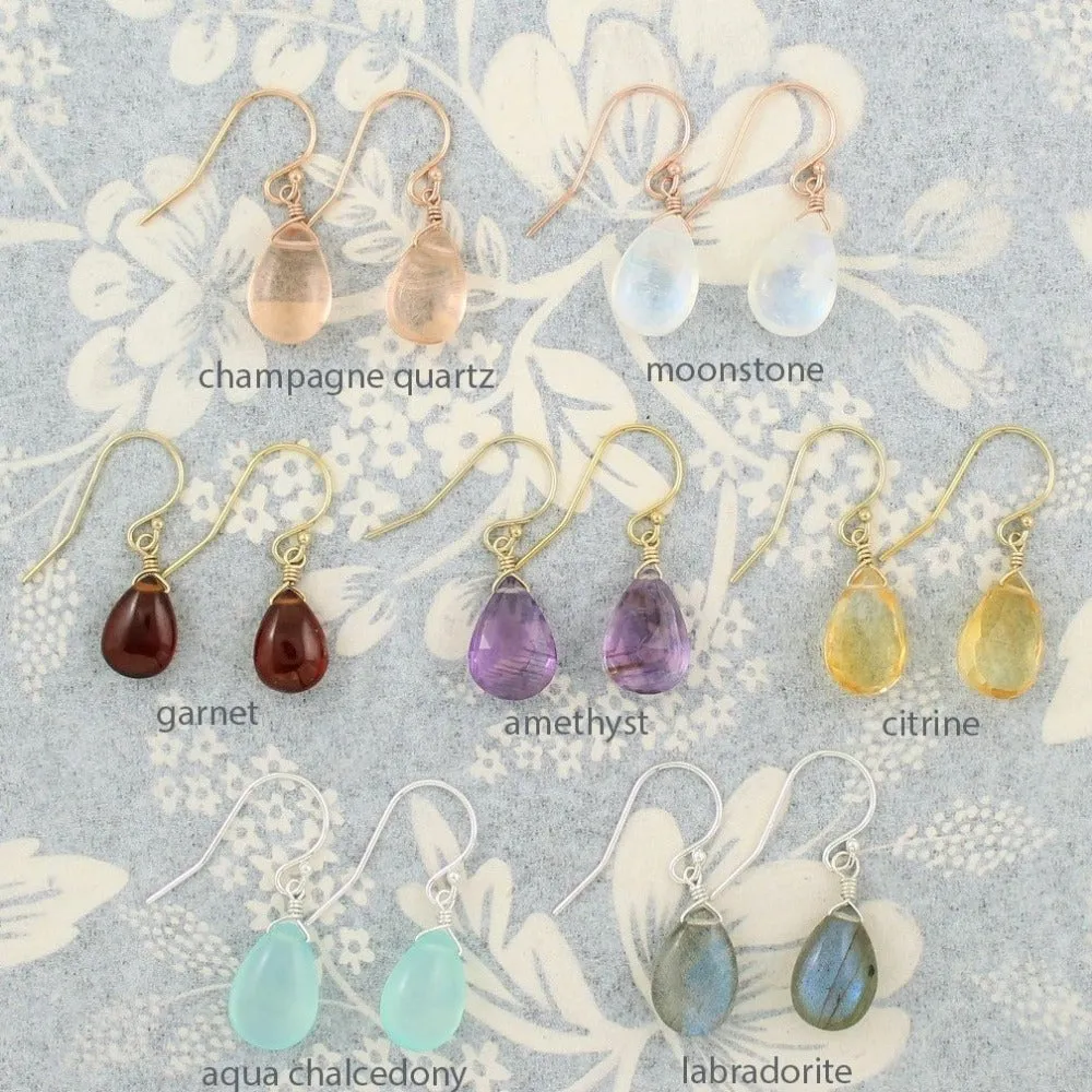 Gemstone Solo Earring