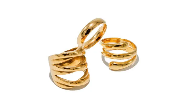 Gold Stackable Ring Set