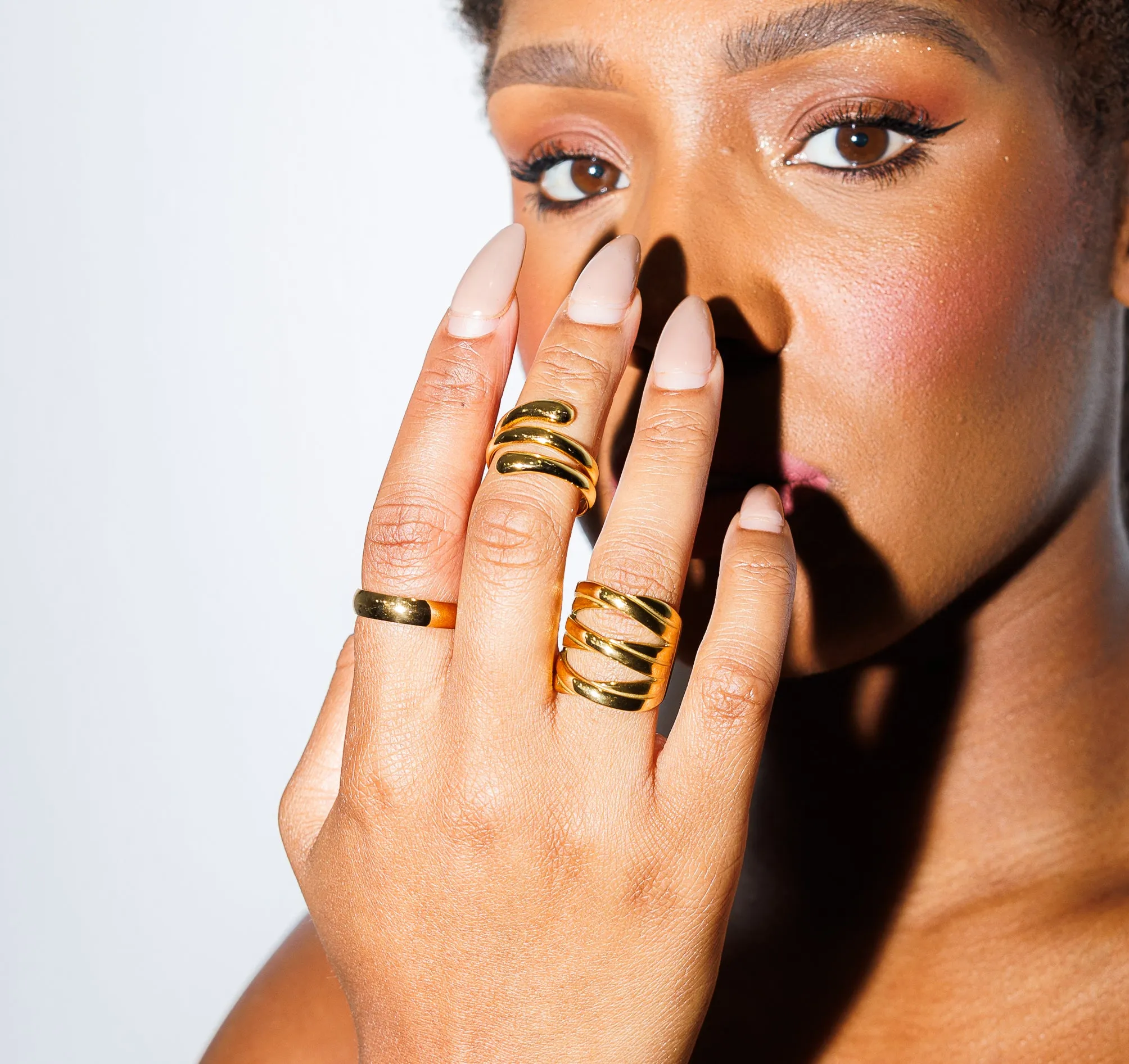 Gold Stackable Ring Set