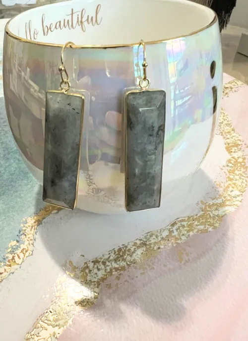 Labradorite Drop Earrings
