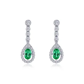 Lafonn Classic Emerald Earring E0579CEP00