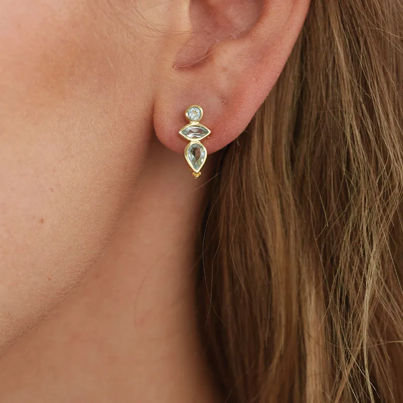 MABEL MOONSTONE STUDS