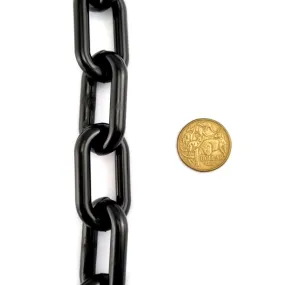 Plastic Chain - Black - 8mm x 30m