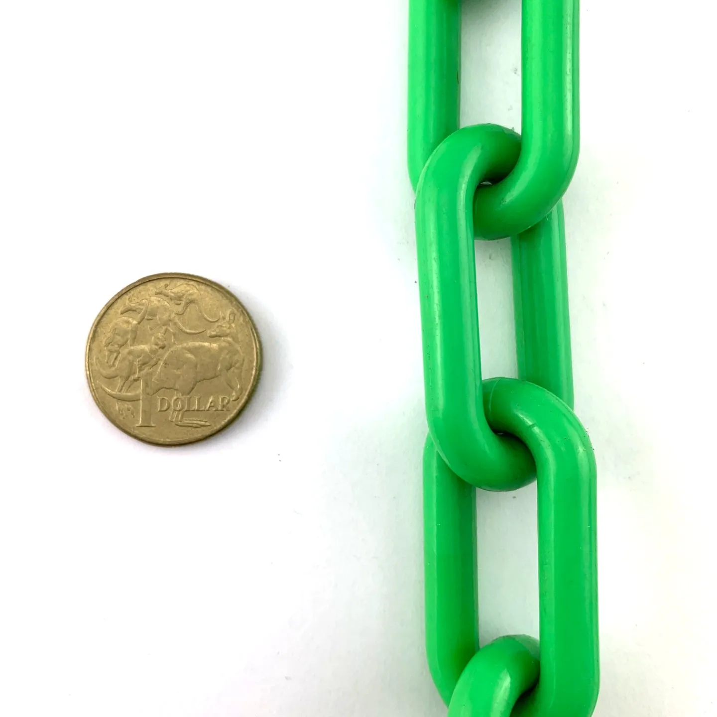 Plastic Chain - Light Green - 8mm x 30m