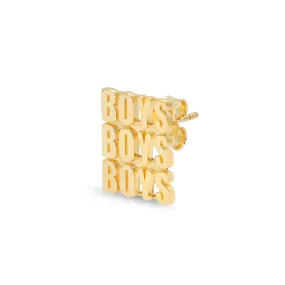 "BOYS BOYS BOYS" Triple Word Stud (single)