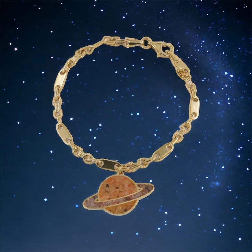 Saturn Gemstone Bracelet