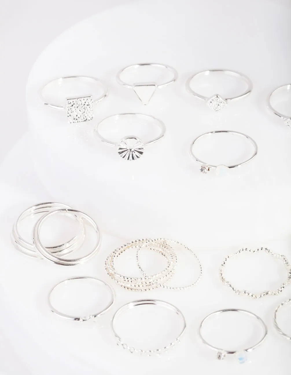 Silver Diacut Ring 26-Pack