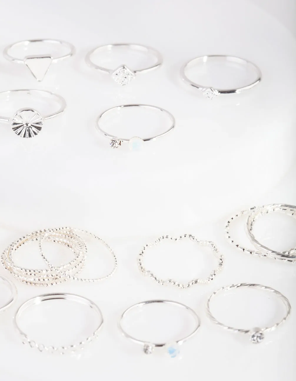 Silver Diacut Ring 26-Pack